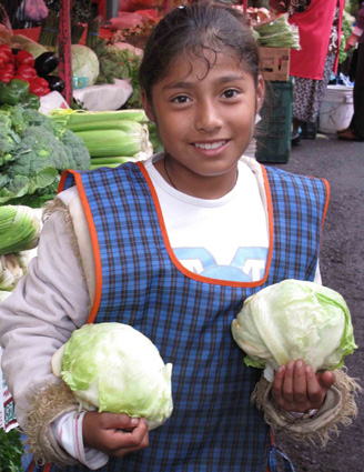 a girl from the garden