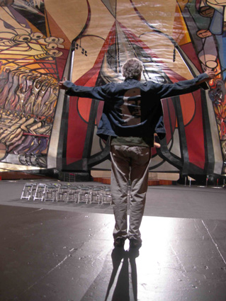 artist at the polyforum