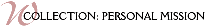 Personal Mission