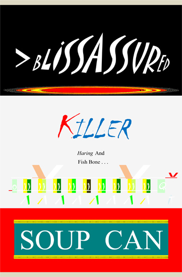 killer haring and fish bone